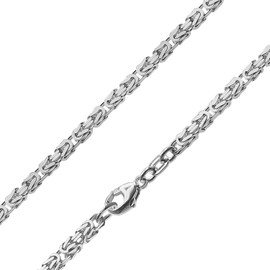 trendor Byzantine Chain Men's Necklace 925 Sterling Silver 86083-50 50 cm, Sterling Silver