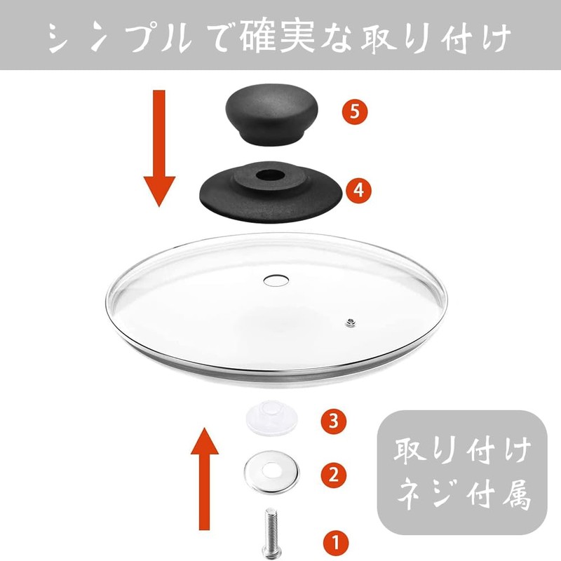 Pot Lid Knobs Kitchen Cookware Lid Replacement Plastic Accessories Knobs