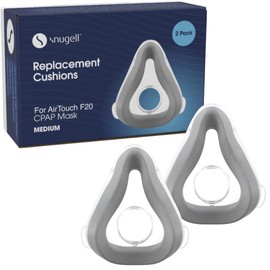 AirTouch F20 Replacement Cushion – 2 Pack Premium Cushions for AirTouch F20 Full Face Mask – Comfort, Secure Seal & Long-Lasting Fit (Large)