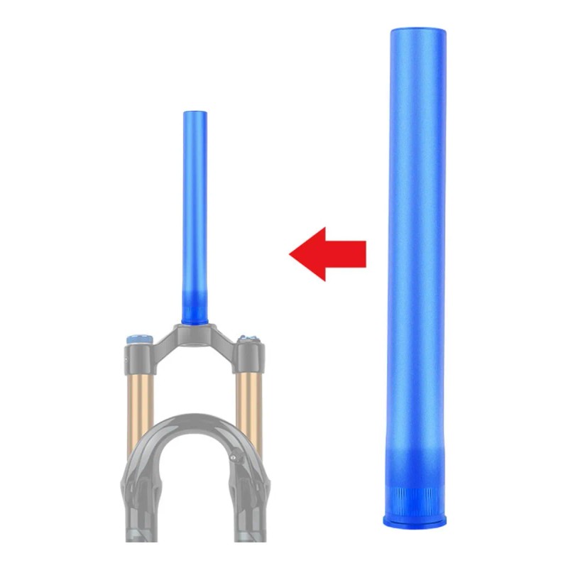 Accesorios De Reemplazo Del Tubo De La Cabeza Azul Recto
