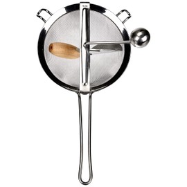 Ibili Sieve with Crank, Stainless Steel, Silver, 20 x 20 x 40 cm