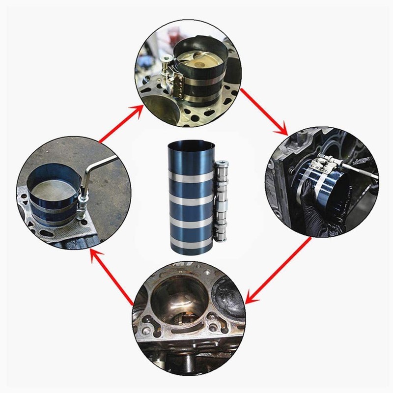 Tiardey Car Engine Piston Ring Installer Removal Kit Compressor Tool