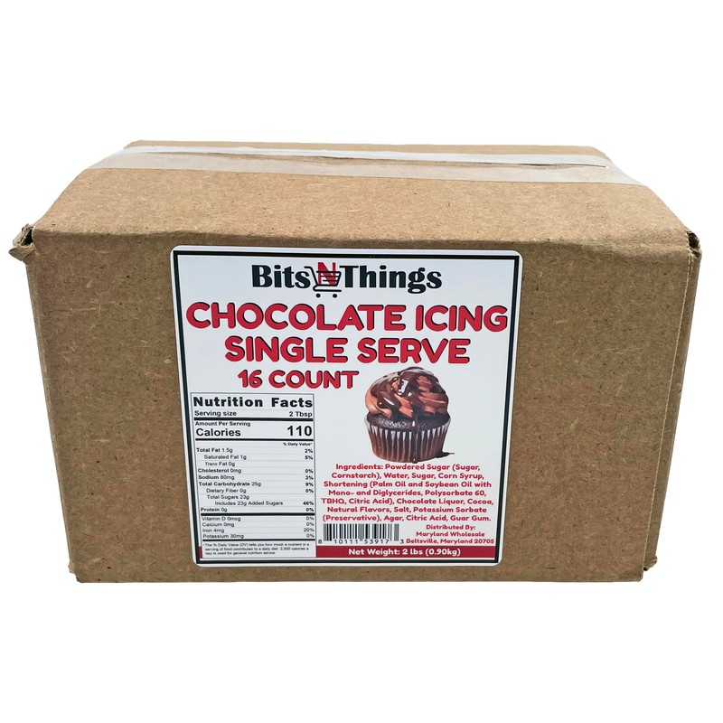 Bits N Things Chocolate Icing 2 oz. Packet | Gluten-Free,