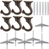 Hotop 6 Pcs Swag Ceiling Hooks Heavy Duty Swag Hooks