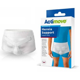 Actimove Hernia Support Brief White X-Large (40" - 42")
