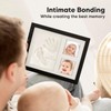 Baby Hand- und Fußabdruck Set mit Bilderrahmen – Abdruck-Kit 28x22