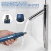 2 in 1 Blue Eyebrow Ear Nose Beard Trimmer Set,