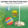 MUEEAD 18pcs Golf Balls, Practice Golf Foam Balls, Elastic Golf