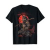 Samurai Wolf Japanese Kanji Samurai Warrior Wolf T-Shirt