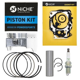 NICHE Cylinder Piston Gasket Kit for Honda Foreman Rubicon 500 Pioneer 520 TRX520FM TRX520FA 12100-HR6-B00 12315-HR0-F01