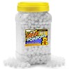 Bundooraking Pom Poms, 0.4inch (1cm), 2000pcs White for Crafts
