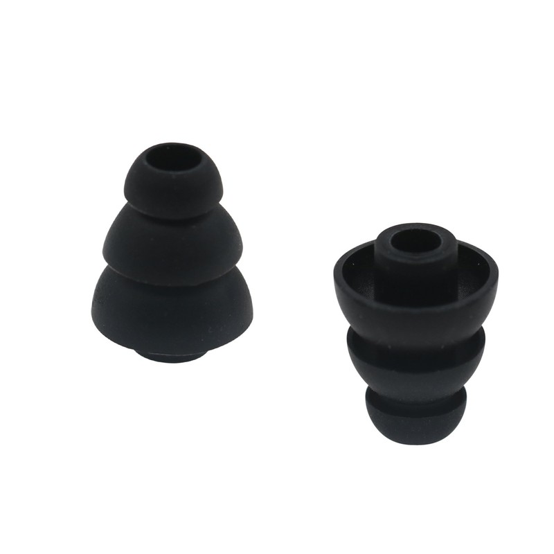 ALXCD Triple Flange Ear Tip, 6 Pairs S/M/L Size Triple