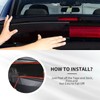 RAZPOY for Charger Tail Light Covers, Smoked Rear Light Lamp