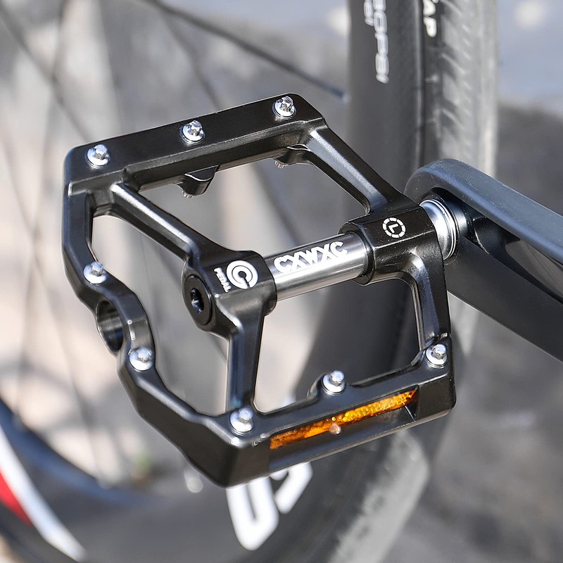 CXWXC Bicycle Pedal, Flat Pedal, For Road Bikes, Cross Bikes,