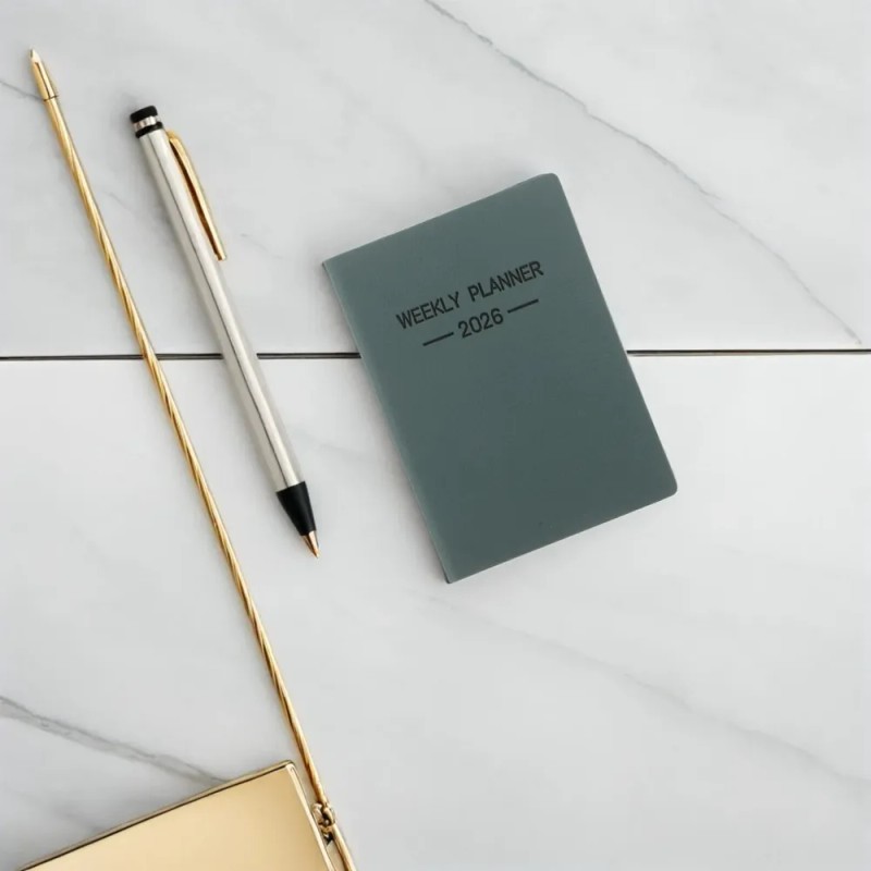 Planificador De Bolsillo: Minicuaderno Con Calendario 2026 A