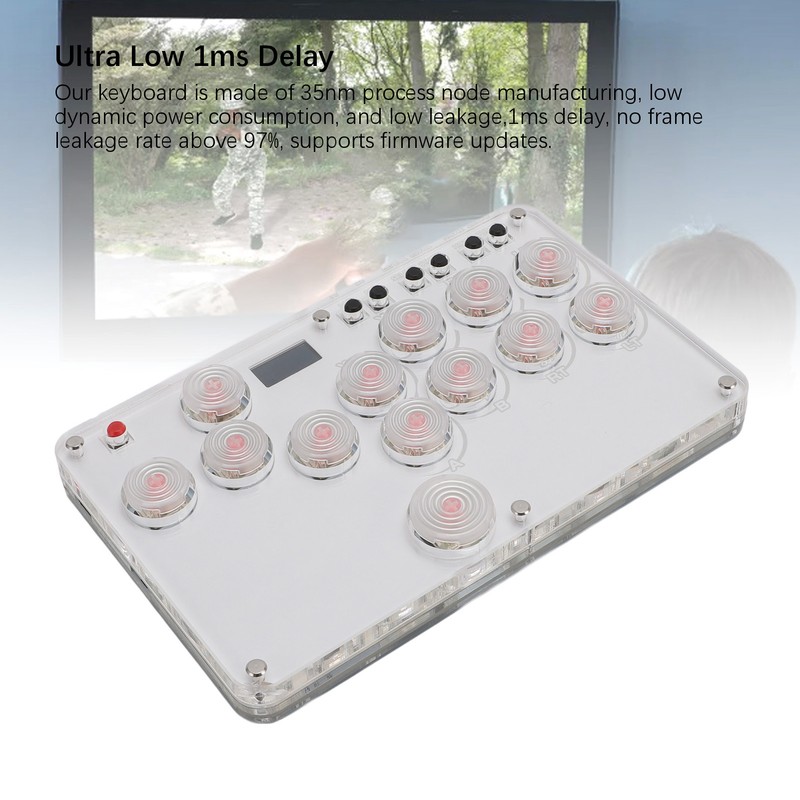 Arcade Stick 13 Keys All Button Arcade Controller with Custom
