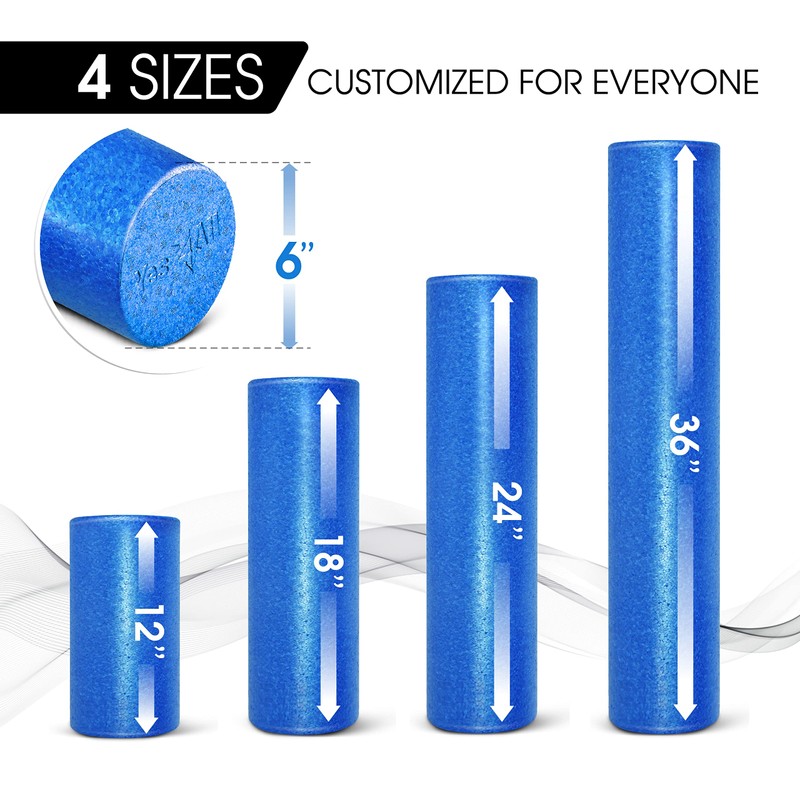 Yes4All EPP Exercise Foam Roller – Extra Firm High Density