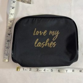 Lancôme NEW LANCOME LIVE,LOVE, LASHES BLACK COSMETIC BAG