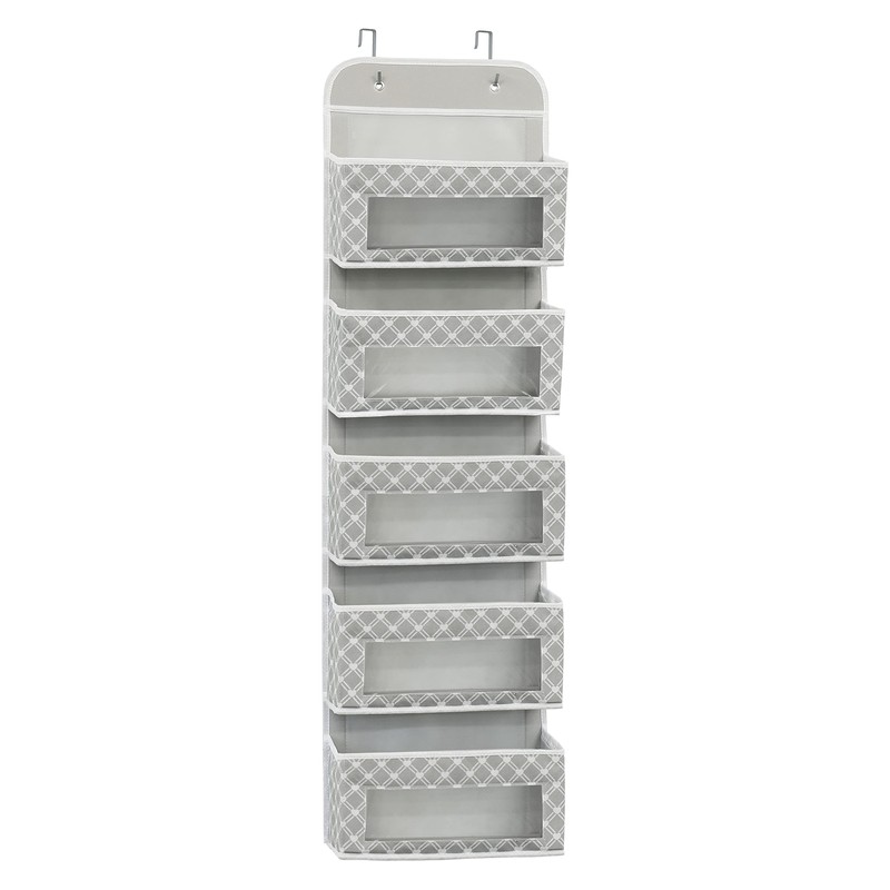 SimpleHouseware Over The Door Hanging Organizer Baby Nursery Storage, 5