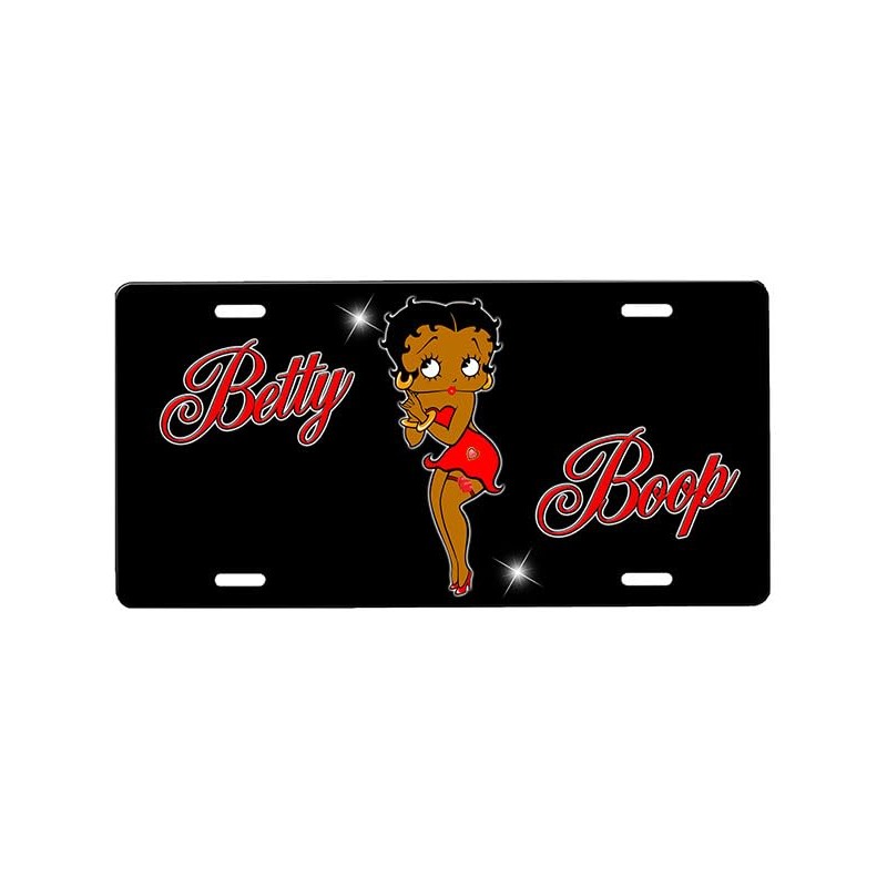 Novelty Vanity Plate Metal Sign with Custom Background Options
