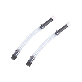 2PCS Automotive fuel hose, 5 Gallon Gas Can Hose Replacement with Filter Design, Universal Fuel Filler Jug Hose for LC2 Jugs, Scribner Fuel Jugs, Jeg Jugs (Grey)