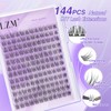 LZM Cluster Lashes Kit Individual Eyelashes - Lash Clusters Individual