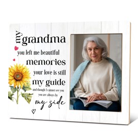 BXVRT Grandma Memorial Photo Frame, Memorial Gifts For Loss Of Grandma, Bereavement Sympathy Picture Frame Gifts, In Loving Memory Frame For Home Office Decor, Funeral Condolence Gifts -102