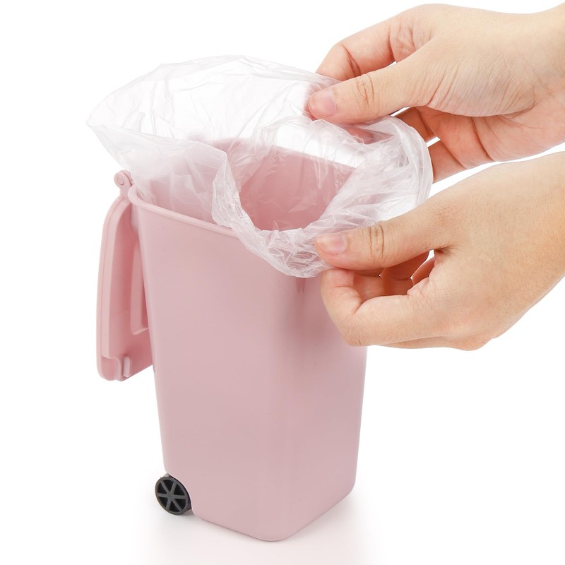 Goaste 12 Pack Mini Desk Trash Can, 22 OZ Tiny