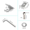 Aluminium Profile Connector 40 x 40 45 Degree Angle Connector