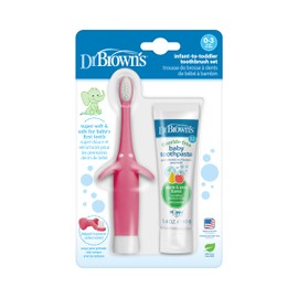 Dr. Brown's™ Infant-to-Toddler Toothbrush Set, Pink