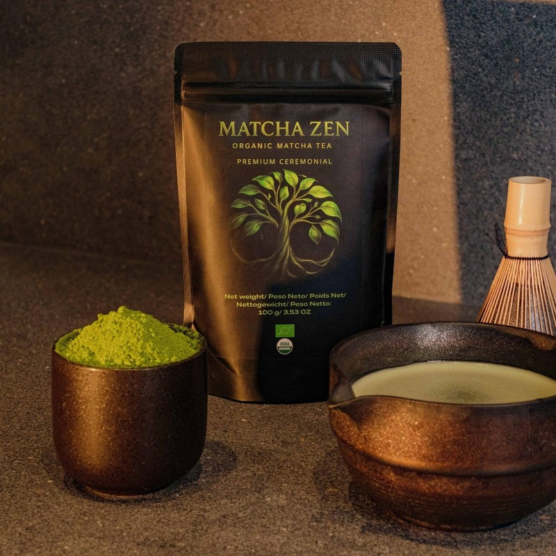 Organic Matcha Green Tea Powder 100 g | Ceremonial Grade
