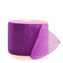 Horn Medical Horn-Haft krepp color - Kohäsive Fixierbinde, weich, rutschfest, hautverträglich, selbsthaftend, Violett (8 cm x 20 m)