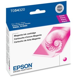 Epson T054320 Magenta Standard Capacity Cartridge Ink, 1 Count (Pack of 1)