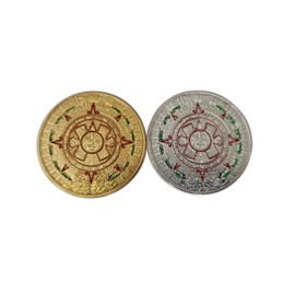 Eillwin Aztec Mayan ancient civilizations 2x collectable & commemorative beautiful new coins