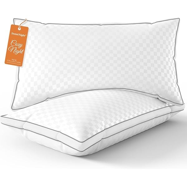 Sweetnight Bed Pillows Queen Size Set of 2, Fluffy Luxury