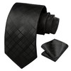 HISDERN Ties for Men Polka Dot Classic Handkerchief Formal Elegant