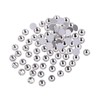 TEHAUX 72pcs Transparent Flatback Glass Rhinestones for Embellishments Crystal Rhinestones