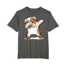 Dabbing Bulldog Inglese Dab Dance Cane Maglietta