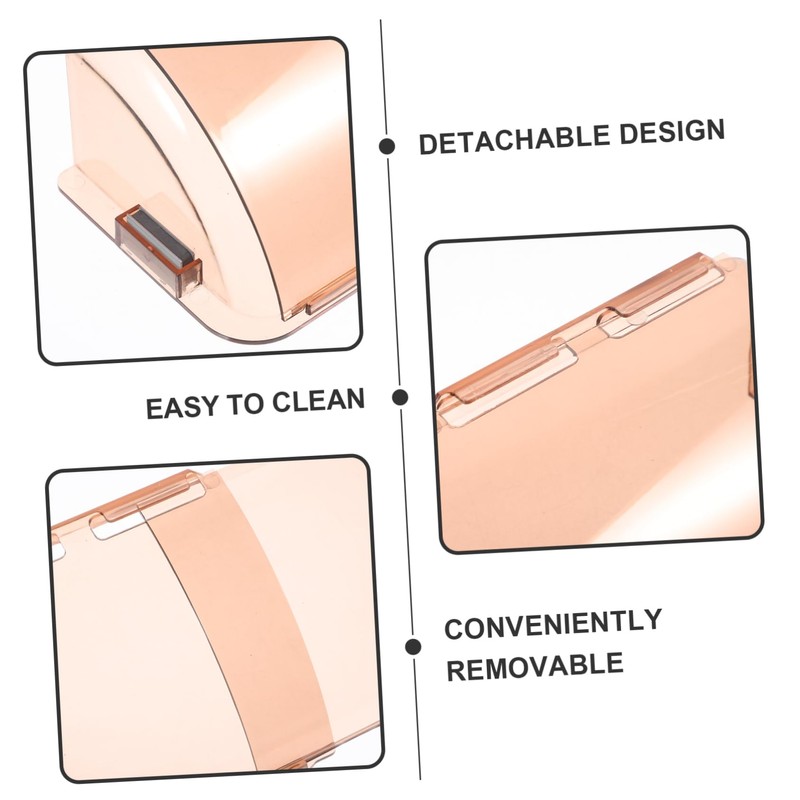 DOITOOL 2pcs Air Conditioner Wind Deflector Baffle Transparent Cover for