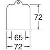 SANEI JH532-87-40 One Trap One, Diameter 2.8 inches (72 mm),