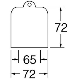 SANEI JH532-87-40 One Trap One, Diameter 2.8 inches (72 mm), Odor Prevention, Polypropylene