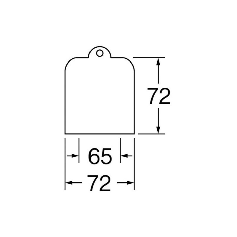 SANEI JH532-87-40 One Trap One, Diameter 2.8 inches (72 mm),