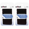 Scunci Elastic Hair Bands, Black, 34 ct, Small, 2 pk