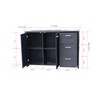 Kings Brand Furniture - Sideboard Buffet Storage Cabinet for Kitchen