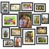 Gabotrie 15 Pack Picture Frames Collage Wall Decor, Black Gallery