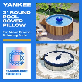 Yankee 3x3 ft Pool Pillows for Above-Ground Pools, Pool Pillows for Closing Winter, Extra Durable 0.4 mm PVC (27 Gauge), Winter Pool Pillow (3x3 ft.)