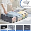 Under Bed Storage Bags – Underbed Organizer 4 Pack, Blanket