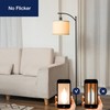 FLSNT 60W Equivalent LED Chandelier Light Bulbs, Dimmable, E12 Base,