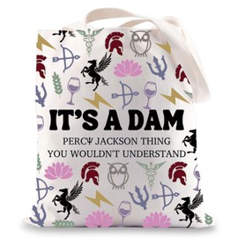 MYSOMY Percy Movie Inspired Makeup Bag Camp Half Blood Gift It's A Percy Thing You Wouldn't Understand Delphi Strawberry Service Zipper Pouch (It's a Dam tb)