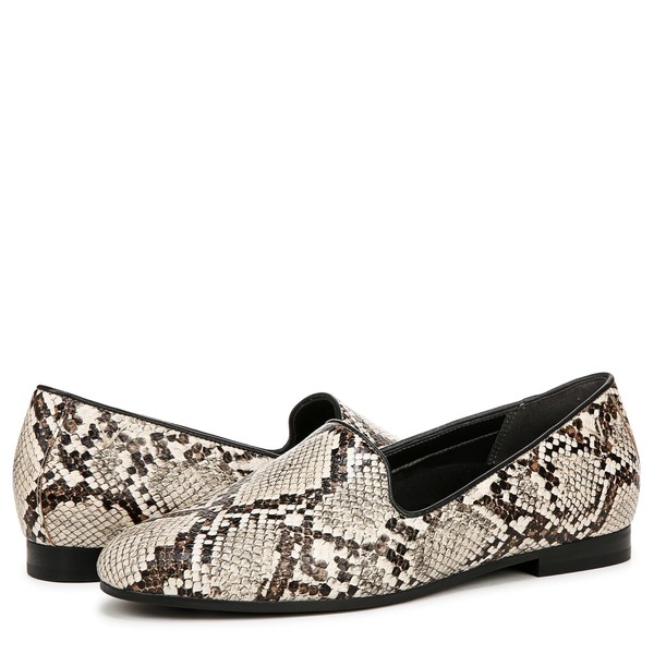 Vionic Women's Willa Ii Slip-ons Loafer, Ivory Multi Leather, 7